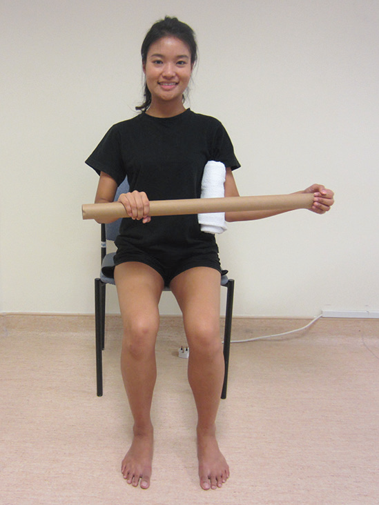 3. Passive external rotation (nyeri bahu)